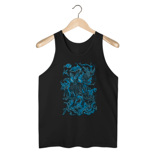 Aramado Azul - Regata Masculina