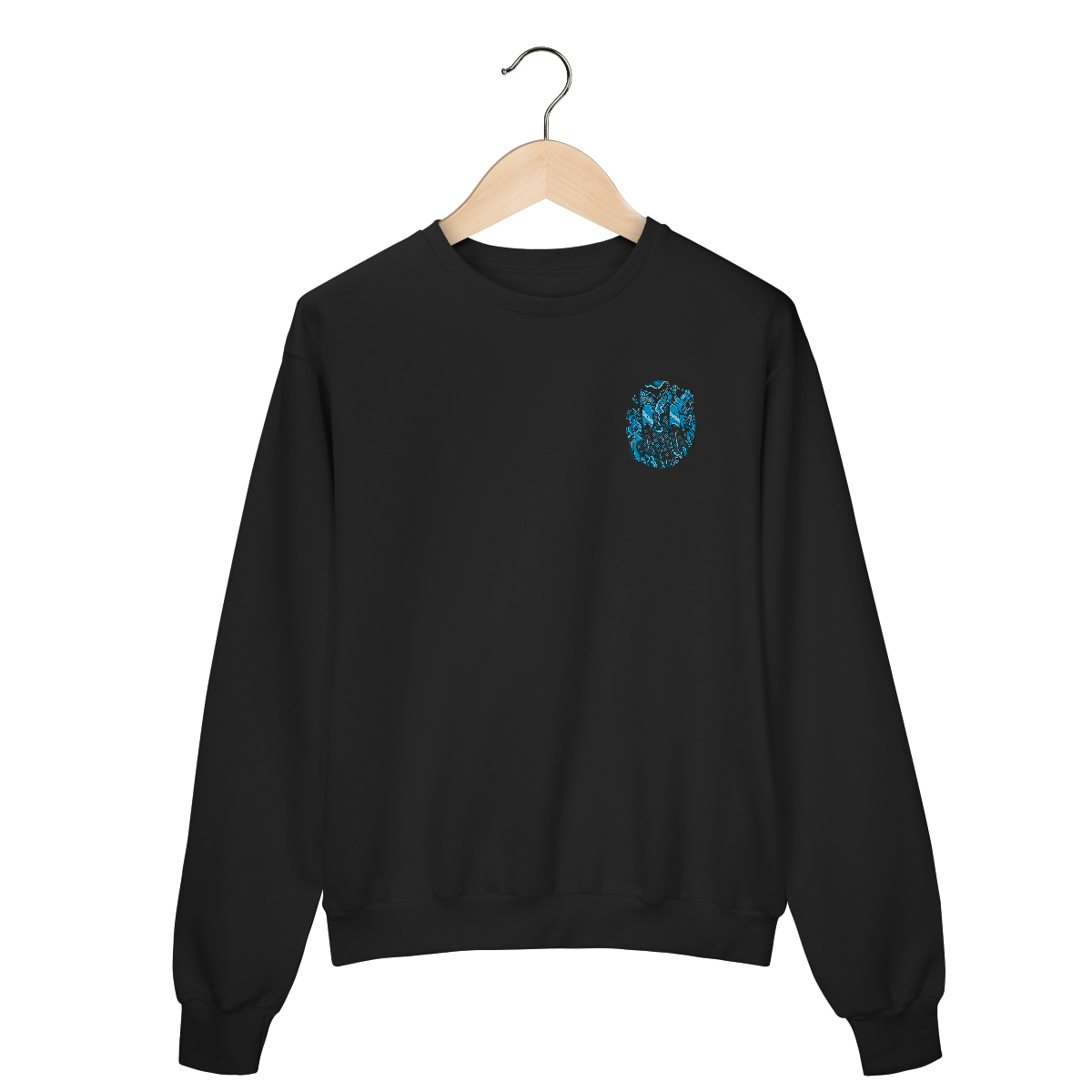 Nome do produto: Aramado Azul- Moletom Fechado