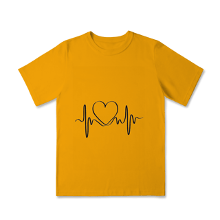 Nome do produto Camisa Classic Infantil Coração Sound