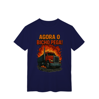 Nome do produto Camisa T-Shirt Classic Agora o Bicho Pega
