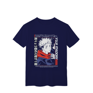 Nome do produto Camisa T-Shirt Classic Yuji Itadori Pronta para Lutar