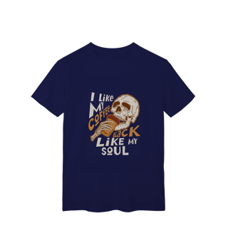 Nome do produto Camisa T-Shirt Classic I Like My Coffee Black Like My Soul