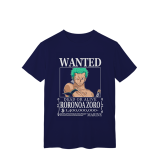 Nome do produto Camisa T-Shirt Classic Wanted Roronoa Zoro