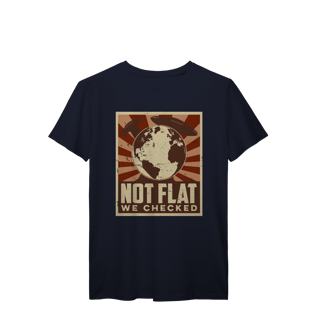Nome do produto Camisa T-Shirt Prime Not Flat We Checked Aliens
