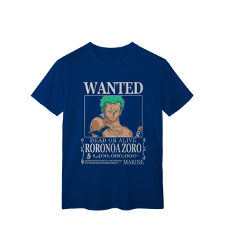 Nome do produto Camisa T-Shirt Classic Wanted Roronoa Zoro