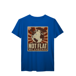 Nome do produto Camisa T-Shirt Prime Not Flat We Checked Aliens