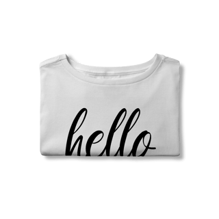 Nome do produto  Cropped hello