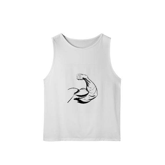 Regata Masculina Sport Dry UV Estilo Musculoso