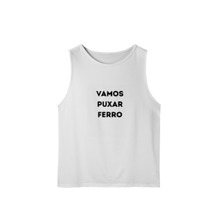 Nome do produto Regata Masculina Sport Dry UV Vamos Puxar Ferro