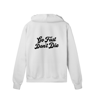 Nome do produto Moletom Quality Com Zíper Go Fast Don't Die