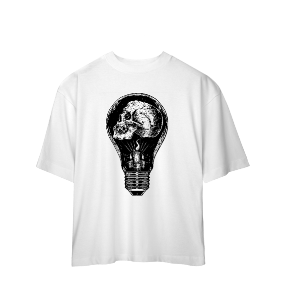 Camisa Oversized Caveira lampada