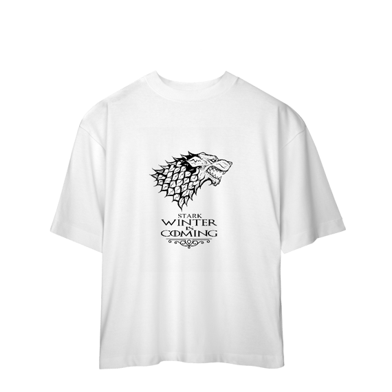 Camisa Oversized Game of Thrones Stark