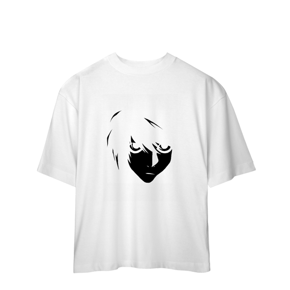 Camisa Oversized L Death note Rosto