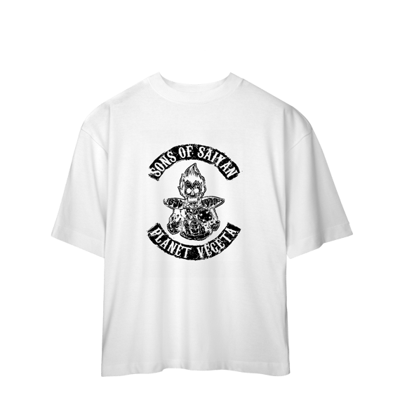 Camisa Oversized Sons of Saiyan Planet Vegeta