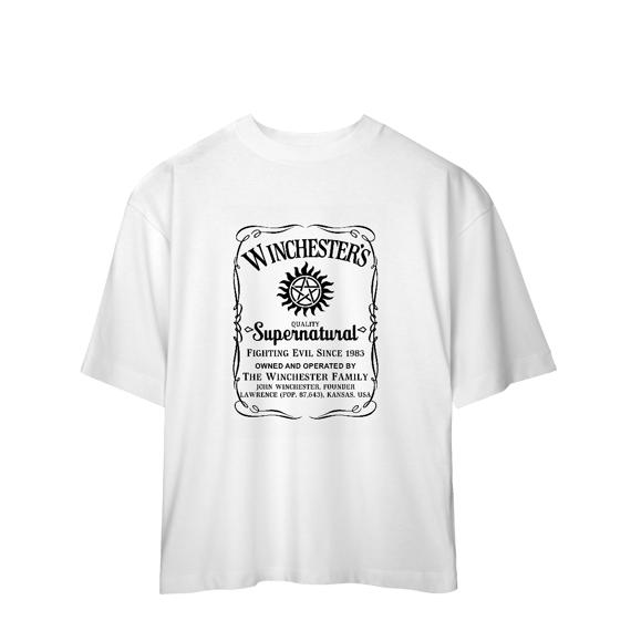 Camisa Oversized Whichesters Supernatural