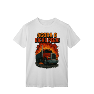 Nome do produto Camisa T-Shirt Classic Agora o Bicho Pega