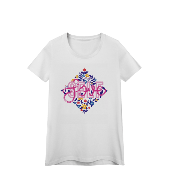 Camisa Baby Look Quality Self Love