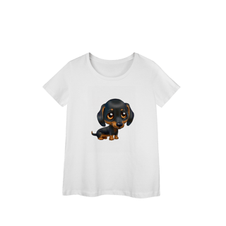 Nome do produto Baby Look Prime Cachorrinho Salsicha 100% Algodão