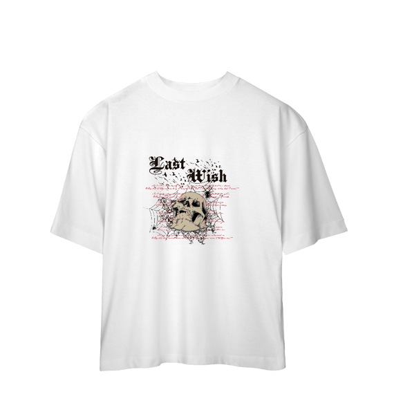 Camiseta Oversized Last Wish 