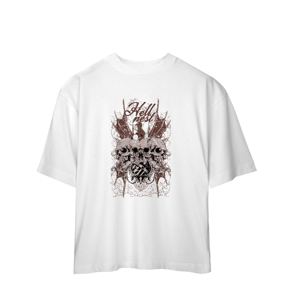 Camiseta Oversized Hell Nest