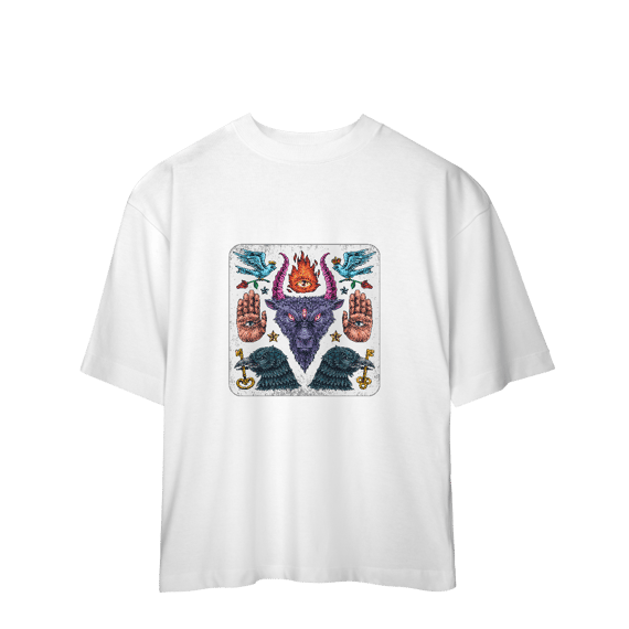 Camiseta Oversized Satã