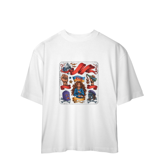 Camiseta Oversized Cultural protest