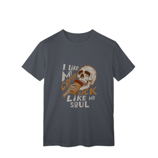 Nome do produto Camisa T-Shirt Classic I Like My Coffee Black Like My Soul