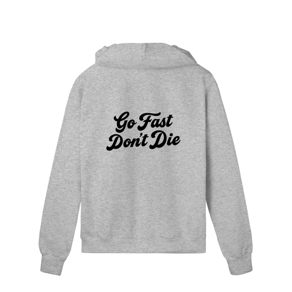 Moletom Quality Com Zíper Go Fast Don't Die