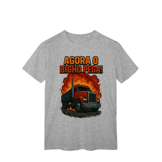 Nome do produto Camisa T-Shirt Classic Agora o Bicho Pega