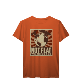 Nome do produto Camisa T-Shirt Prime Not Flat We Checked Aliens