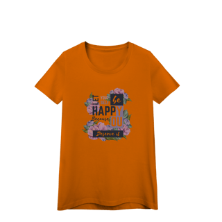Nome do produto Camisa Baby Look Quality Happy You