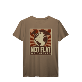 Nome do produto Camisa T-Shirt Prime Not Flat We Checked Aliens