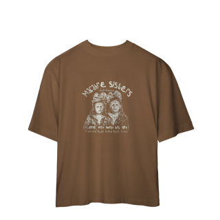 Nome do produto Camiseta Oversized Macabre Sisters