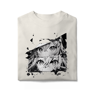 Nome do produto Camisa Oversized Rostos Anime