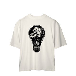Nome do produto Camisa Oversized Caveira lampada
