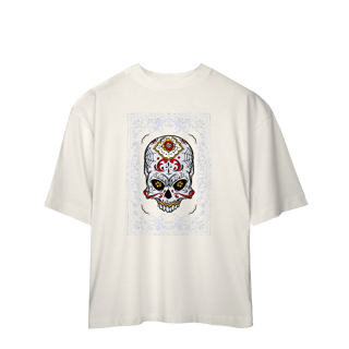 Nome do produto Camiseta Oversized Caveira Mexicana