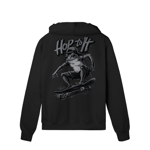 Moletom Quality Com Zíper Hop To It