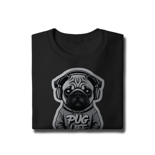 Nome do produto Moletom Quality Fechado Pug Life