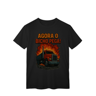 Nome do produto Camisa T-Shirt Classic Agora o Bicho Pega