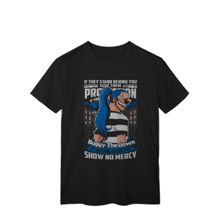 Nome do produto Camisa T-Shirt Classic Buggy One Piece – O Carisma Caótico do Palhaço Pirata