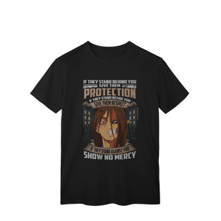 Nome do produto Camisa T-Shirt Classic Eren & Titan – Dualidade, Fúria e Liberdade 