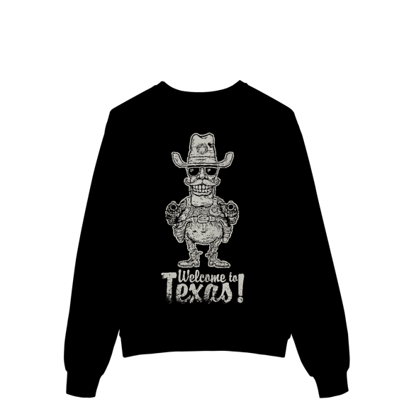 Moletom Prime Fechado Welcome to Texas