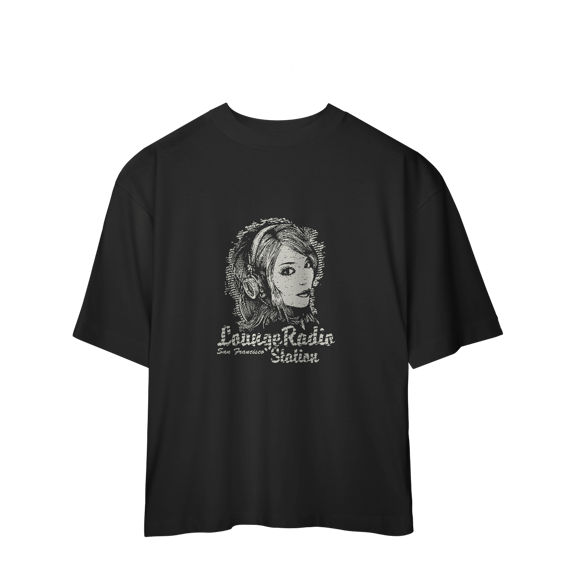 Camiseta Oversized Lounge Radio Station