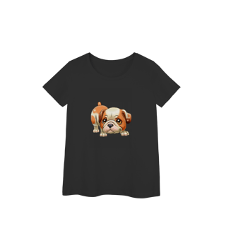 Nome do produto Camisa Baby Look Prime Bulldog Fofinho