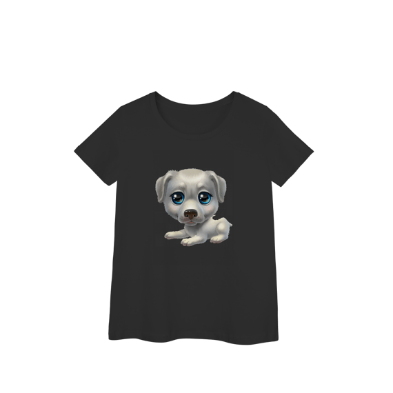 Camisa Baby Look Prime Cachorrinho Mimoso
