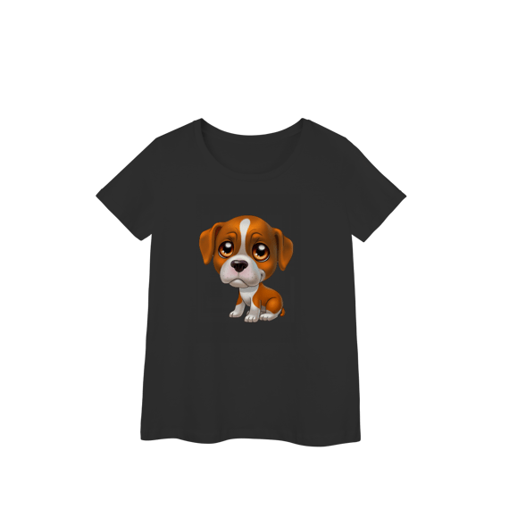 Camisa Baby Look Prime Cachorrinho triste