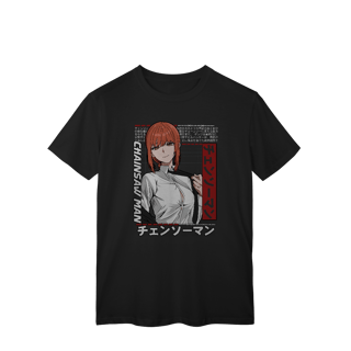 Nome do produto Camiseta T-Shirt Classic Makima Chainsaw Man 