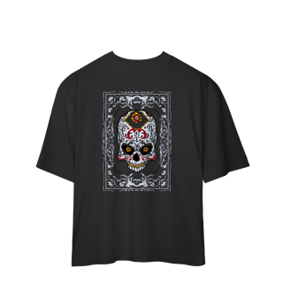 Nome do produto Camiseta Oversized Caveira Mexicana