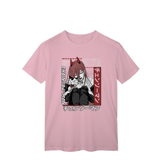 Camisa T-Shirt Classic Power Sedutora Chainsaw Man