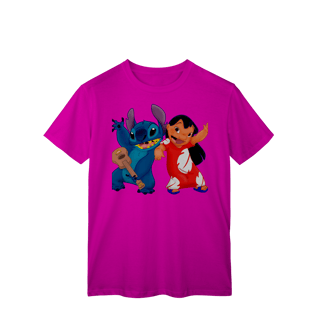 Nome do produto Camisa T-Shirt Classic Lilo e stitch Music